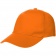 Бейсболка Promo, оранжевая фото 2