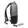 Бизнес рюкзак Leardo Plus с USB разъемом, серый/серый фото 10