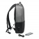 Бизнес рюкзак Leardo Plus с USB разъемом, серый/серый фото 3