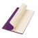 Блокнот Alpha slim, фиолетовый фото 1