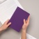 Блокнот Alpha slim, фиолетовый фото 45