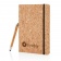 Блокнот Cork на резинке с бамбуковой ручкой-стилус, А5 фото 2