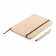 Блокнот Cork на резинке с бамбуковой ручкой-стилус, А5 фото 3