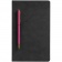 Блокнот Magnet Gold с ручкой, черный с розовым фото 2