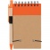 Блокнот на кольцах Eco Note с ручкой, темно-оранжевый фото 3