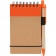 Блокнот на кольцах Eco Note с ручкой, темно-оранжевый фото 4
