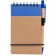 Блокнот на кольцах Eco Note с ручкой, синий фото 1