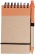 Блокнот на кольцах Eco Note с ручкой, оранжевый фото 4