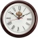 Часы настенные Flat Circle, коричневые фото 8