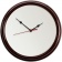 Часы настенные Flat Circle, коричневые фото 10