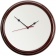 Часы настенные Flat Circle, коричневые фото 5
