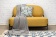 Чехол на подушку «Ягоды тайги», серый с горчичным фото 5