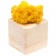 Декоративная композиция GreenBox Wooden Cube, желтый фото 1