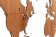 Деревянная карта мира World Map Wall Decoration Exclusive, красное дерево фото 4