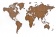 Деревянная карта мира World Map Wall Decoration Exclusive, орех фото 6