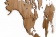 Деревянная карта мира World Map Wall Decoration Exclusive, орех фото 8