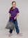 Детский рюкзак-мешок Manifest из светоотражающей ткани, серый фото 8