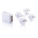 Дорожный переходник для розетки с 4 USB-портами фото 1