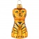 Елочная игрушка «Бенгальский тигр» в коробке, золотистая с росписью фото 2