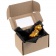 Елочная игрушка «Бенгальский тигр» в коробке, золотистая с росписью фото 3