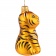 Елочная игрушка «Бенгальский тигр» в коробке, золотистая с росписью фото 6