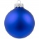 Елочный шар Gala Night Matt в коробке с тиснением, синий, 8 см фото 1