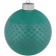 Елочный шар Queen с лентой, 10 см, зеленый фото 4