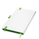 Ежедневник Arctic недатированный, белый/зеленый фото 77