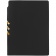 Ежедневник Flexpen Black, недатированный, черный с желтым фото 2