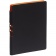 Ежедневник Flexpen Black, недатированный, черный со светло-оранжевым фото 1