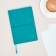 Ежедневник In Velour недатированный, бирюзовый фото 89
