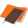Ежедневник недатированный, Portobello Trend, Alpha , жесткая обложка , 145х210, 256 стр, коричневый/оранжевый фото 2