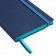 Ежедневник недатированный, Portobello Trend, Blue ocean, 145х210,256стр, синий/аква, гибкая обложка фото 8