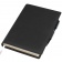 Ежедневник-портфолио Clip, черный, обложка soft touch, недатированный кремовый блок, подарочная коробка, в комплекте ручка Tesoro черная фото 2