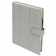 Ежедневник-портфолио Royal, серый, обложка soft touch, недатированный кремовый блок, подарочная коробка фото 4