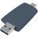Флешка Pebble Type-C, USB 3.0, серо-синяя, 16 Гб фото 2