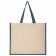 Холщовая сумка для покупок Bagari со светло-синей отделкой фото 4