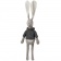 Мягкая игрушка Smart Bunny в свитере, серая фото 4