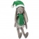 Мягкая игрушка Smart Bunny, в зеленом шарфике и шапочке фото 1