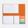 Календарь настольный Grade, оранжевый фото 7