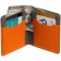 Картхолдер с отделением для купюр Dual, оранжевый фото 2