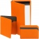Картхолдер с отделением для купюр Dual, оранжевый фото 7