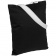 Холщовая сумка BrighTone, черная с белыми ручками фото 2