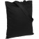 Холщовая сумка BrighTone, черная с черными ручками фото 1