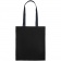 Холщовая сумка BrighTone, черная с темно-синими ручками фото 4