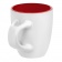Кофейная кружка Pairy с ложкой, красная с белой фото 3