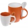 Кофейная кружка Pairy с ложкой, оранжевая с красной фото 6