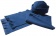 Комплект Unit Fleecy: шарф и шапка, синий фото 1