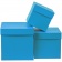 Коробка Cube, L, голубая фото 3