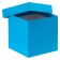 Коробка Cube, M, голубая фото 3